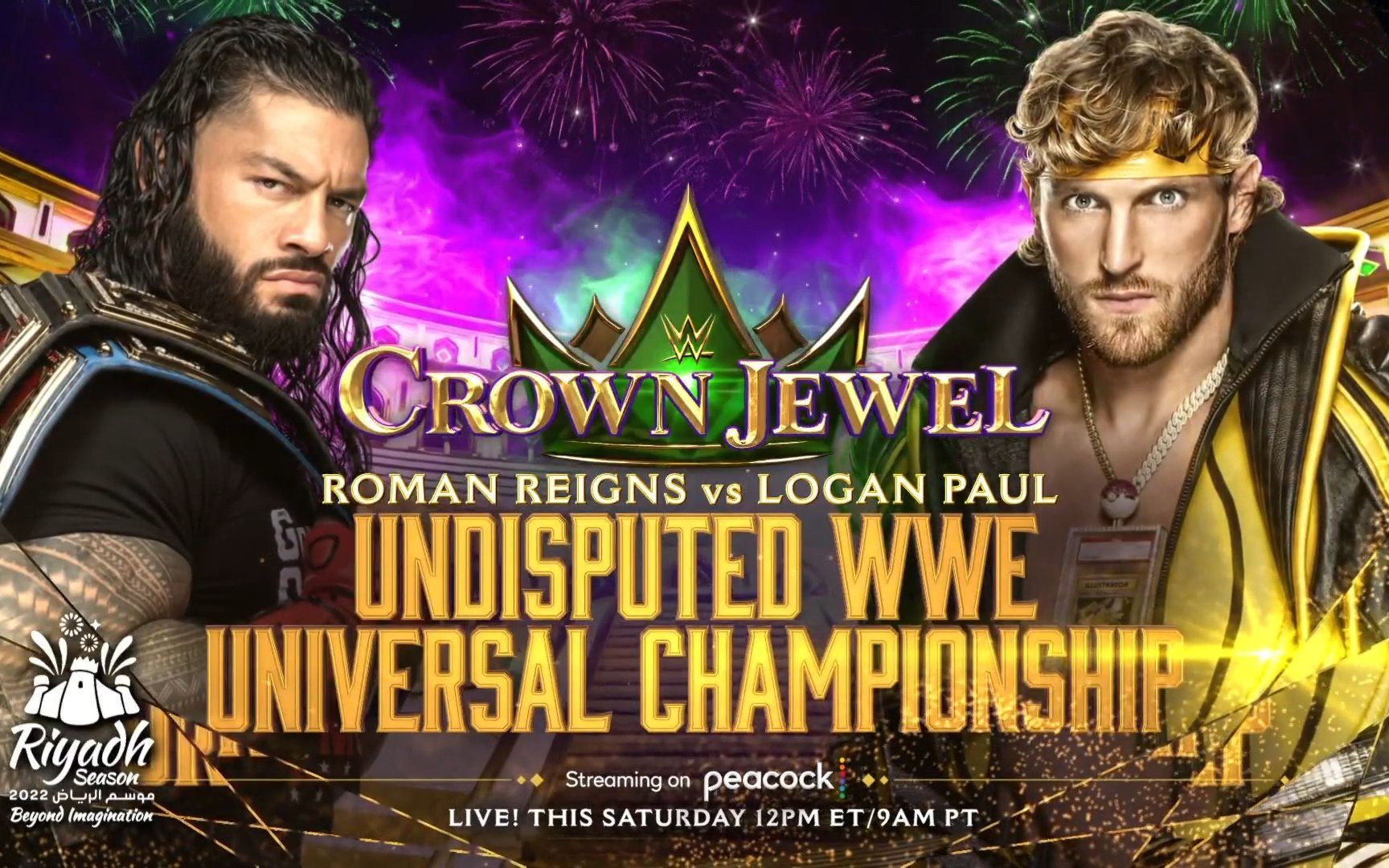 [图]【WWE】 Crown Jewel 2022 Logan Paul vs Roman Reigns (WON:4.5*)