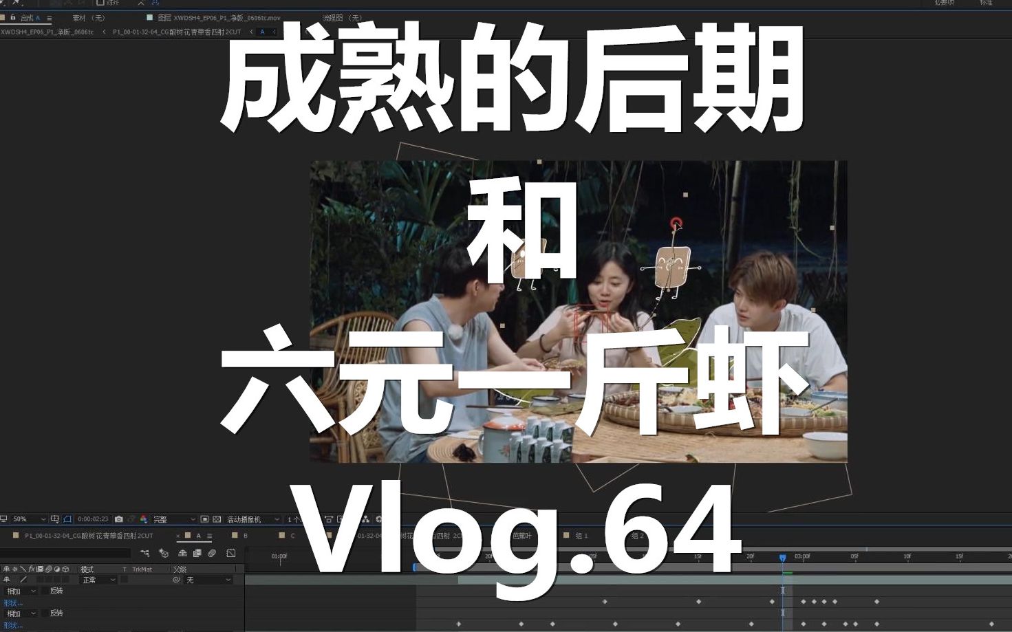 [图]真人秀后期Vlog.64 | 成熟的后期和六元一斤虾的售后营业