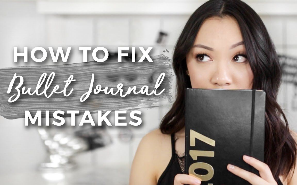 [图]搬运|手帐 7种方法修正你的日记笔误 [ How to Fix Your Bullet Journal Mistakes! (7 WAYS) ]