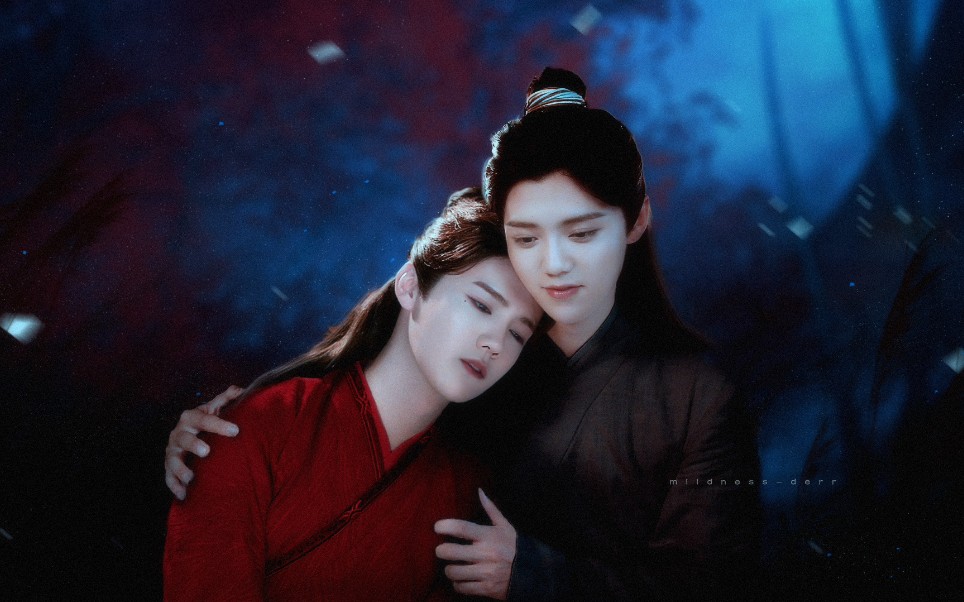 鹿晗陈长生红衣绝了!