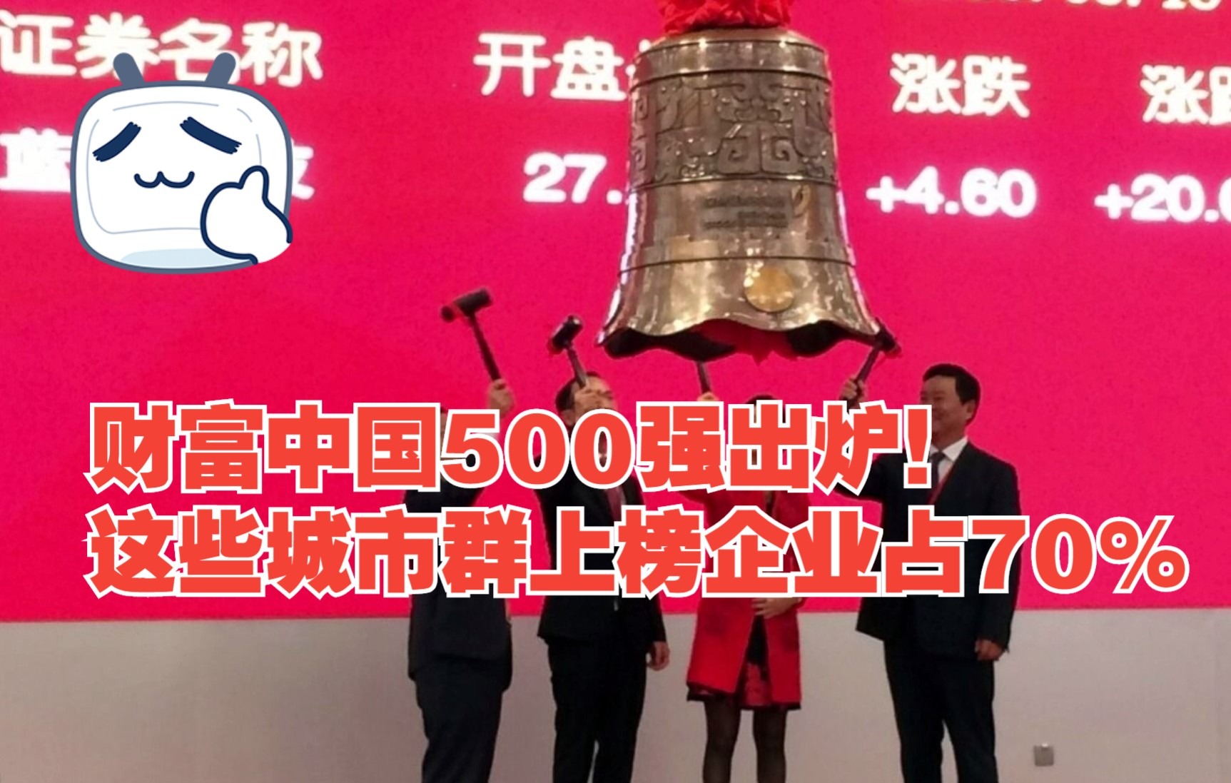 财富中国500强出炉!这些城市群上榜企业占70%哔哩哔哩bilibili