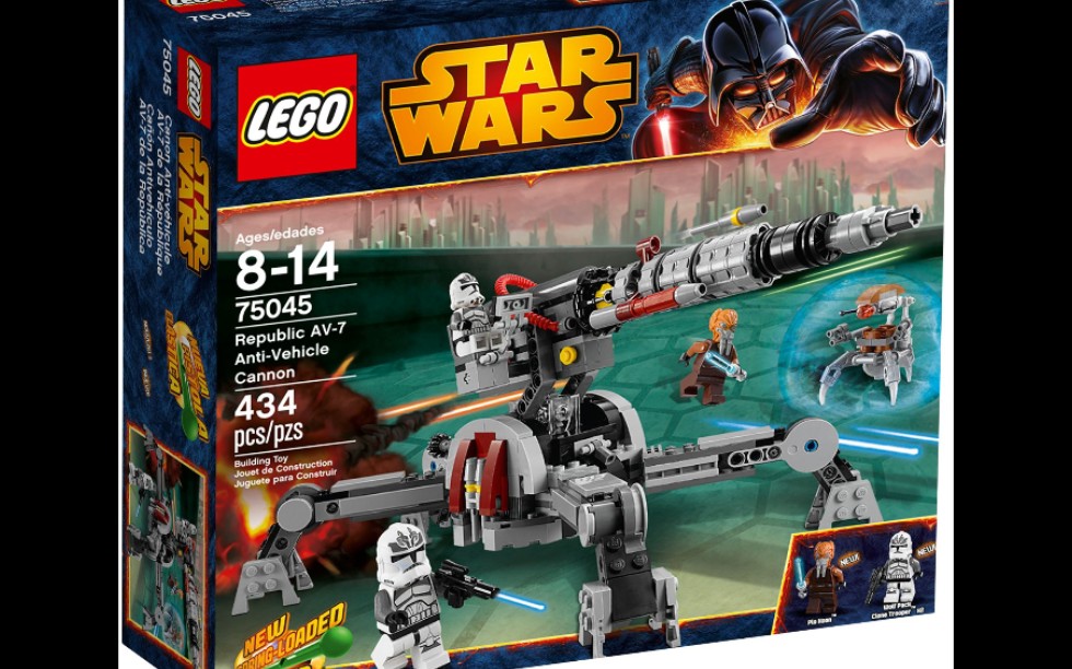 乐高 星球大战 75045 av-7反装甲大炮 速组评测