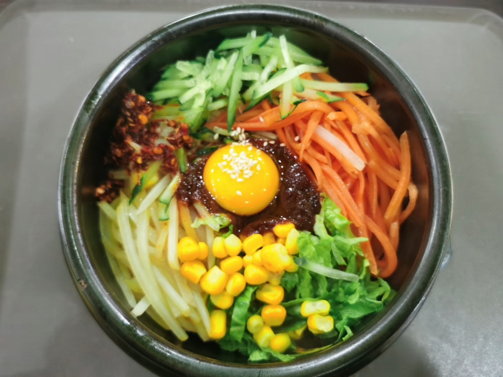 蔬菜 石锅拌饭!启动!