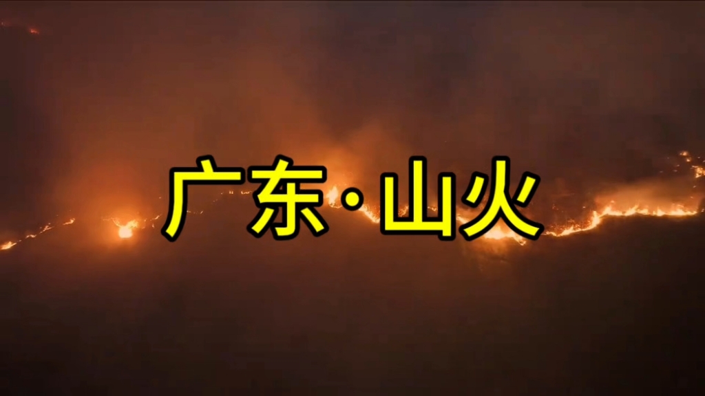 广东清远高铁站附近发生山火,几百人已经上山扑救哔哩哔哩bilibili