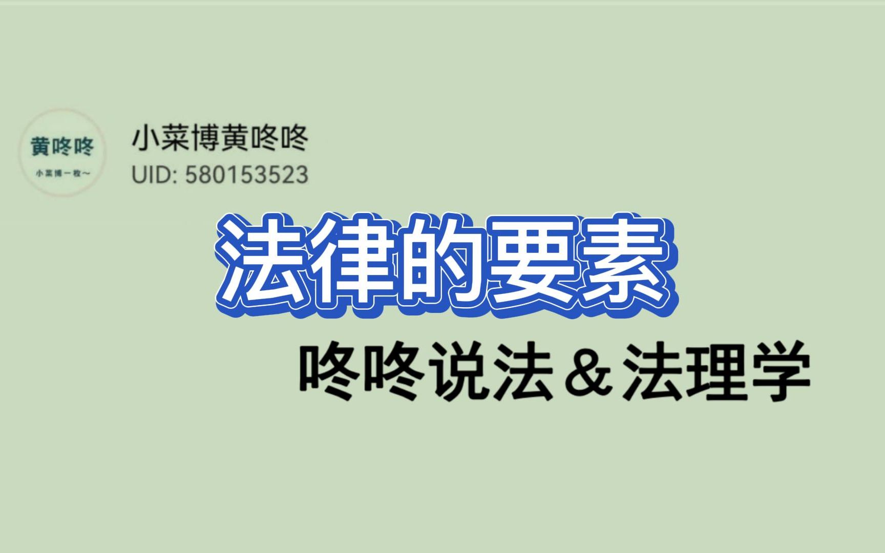 咚咚说法&法律要素(法律规则|法律原则|法律概念) 法理学 第6章哔哩哔哩bilibili