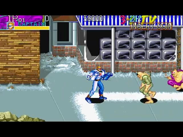 [图]【街机游戏应求】名将 高难度 不死通关 Captain Commando Arcade-Captain hardest no death