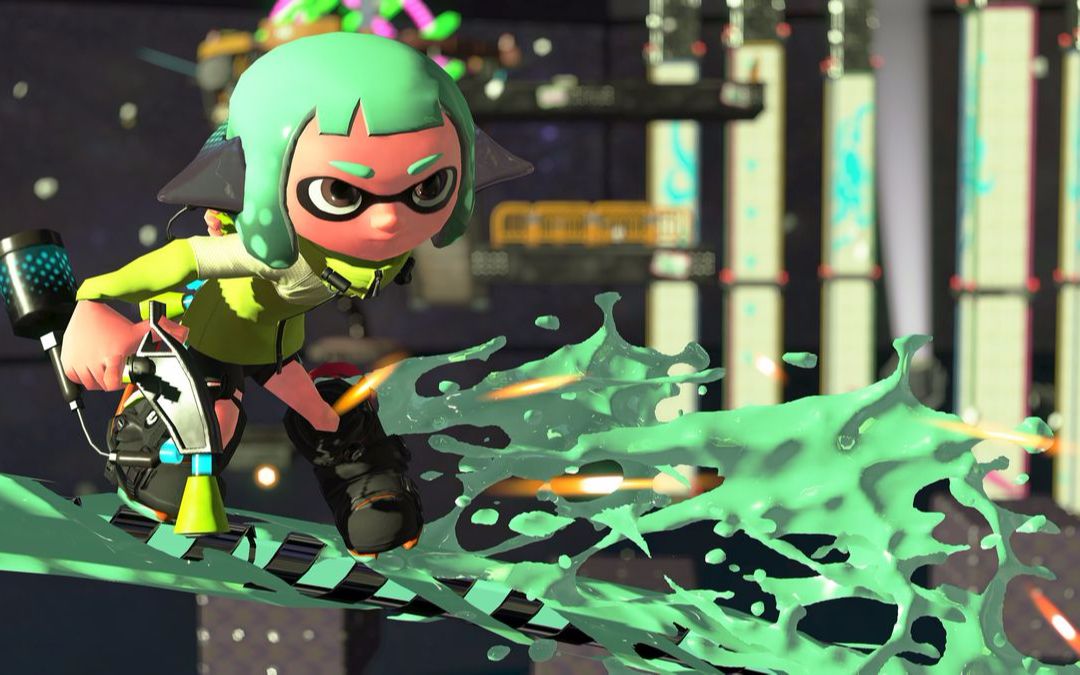 [图]NS游戏《喷射战士splatoon 2》最终祭典试玩，连赢三场轻松射爆呀！