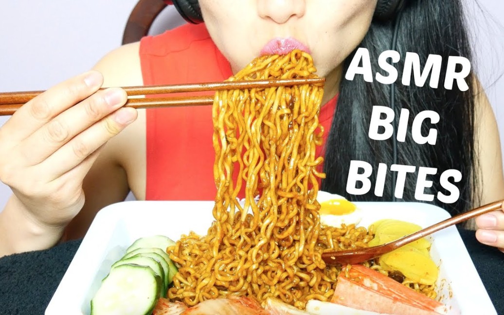 【sas asmr】大口吃火鸡面(无人声)2017.9.