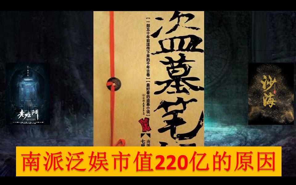 【盗墓笔记】为什么这一个系列IP能撑起市场估值超过220亿的南派泛娱,深度解析盗墓笔记第一季哔哩哔哩bilibili