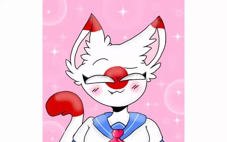 【countryhumans】绘画过程 日本_哔哩哔哩_bilibili