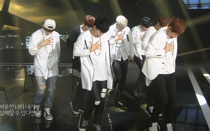 [图]【4K 舞台】BTS《 Just one day 》SBS THE SHOW 20140415