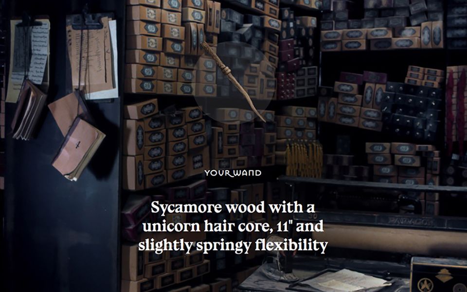 pottermore魔杖测试