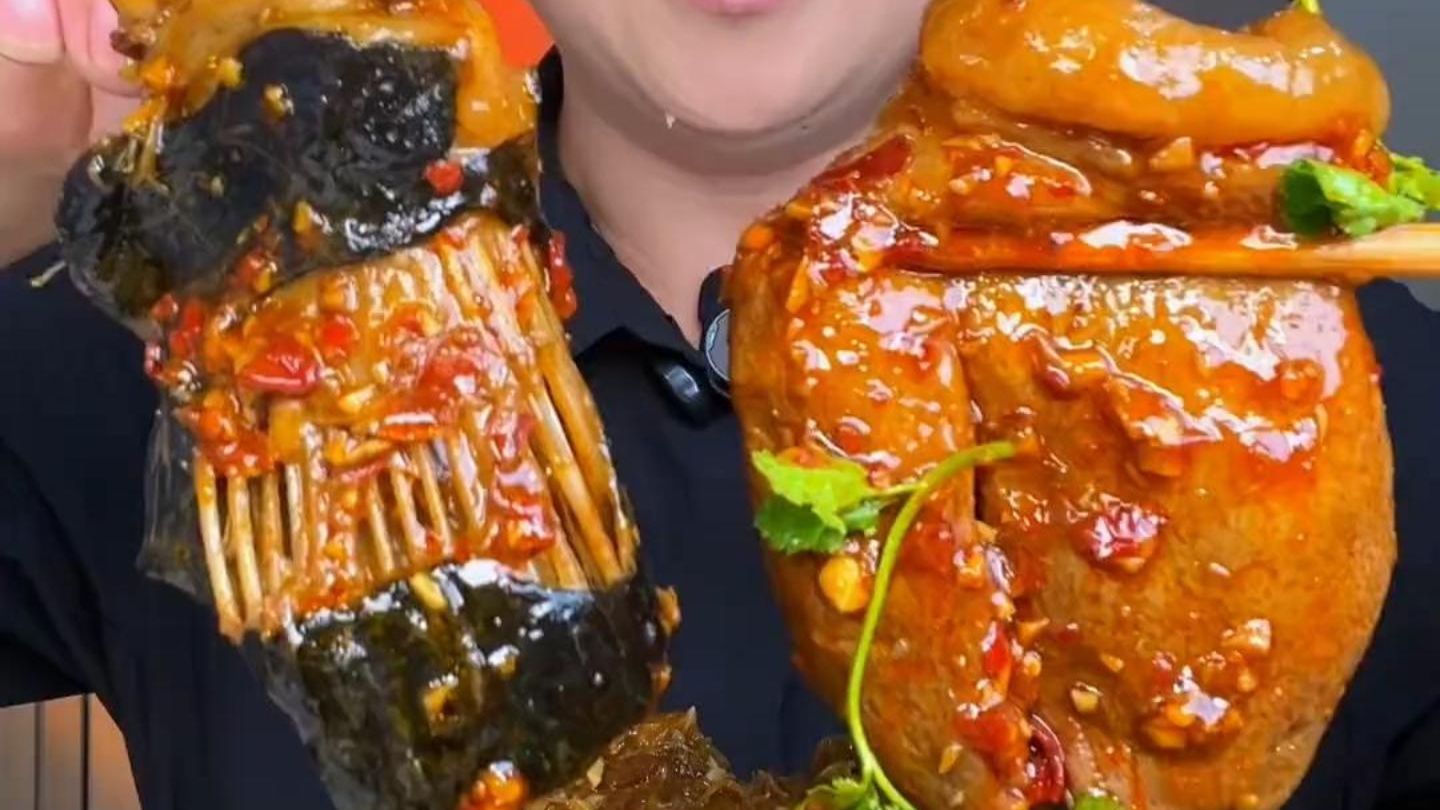 安康鱼，素毛肚，下饭菜组合