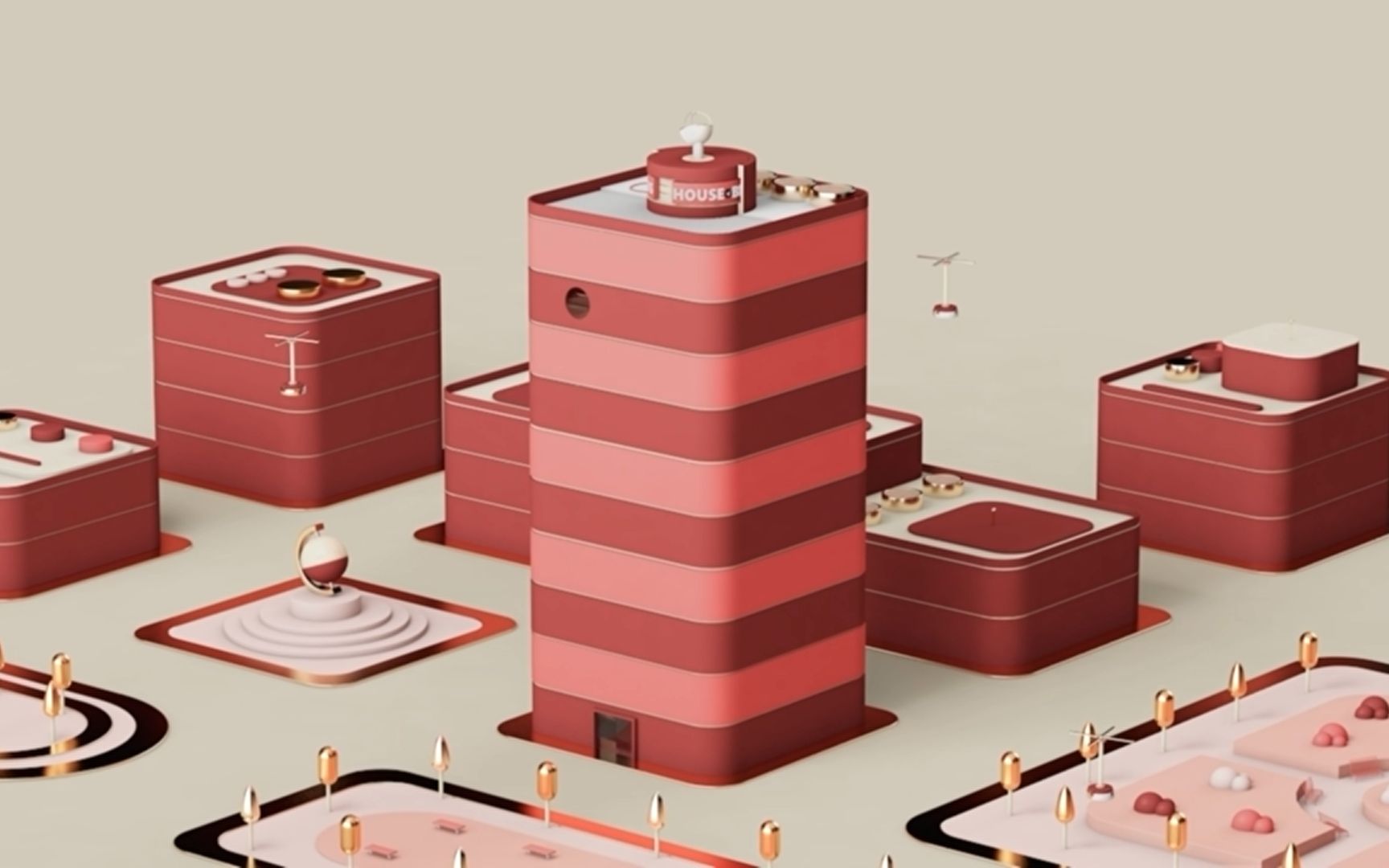 c4d动画 物理渲染器