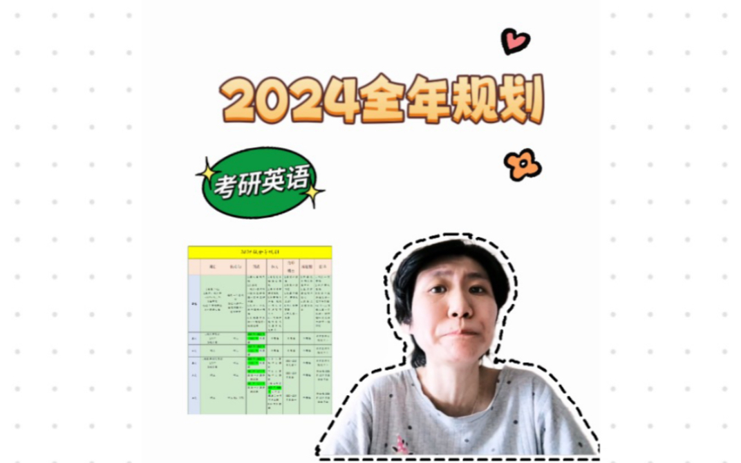 2024全年规划:考研英语怎么学?哔哩哔哩bilibili