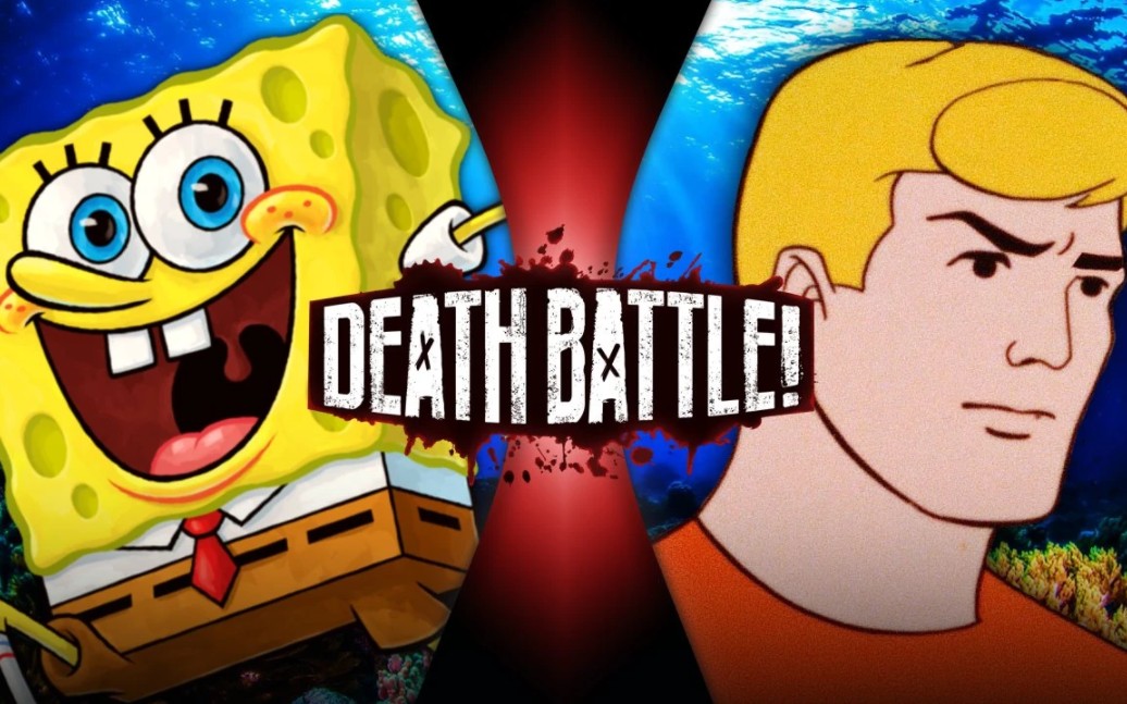 [图]【中英字幕】海绵宝宝 VS 海王 生死决斗（DEATH BATTLE）