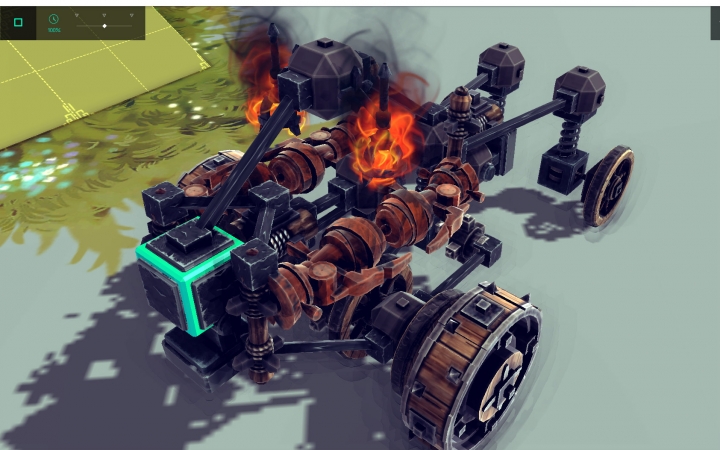 【Besiege】56零件极简蒸汽机车哔哩哔哩bilibili