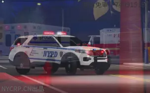 Download Video: 【ROBLOX】ERLC NYCRP FDNY-EMS与NYPD相撞