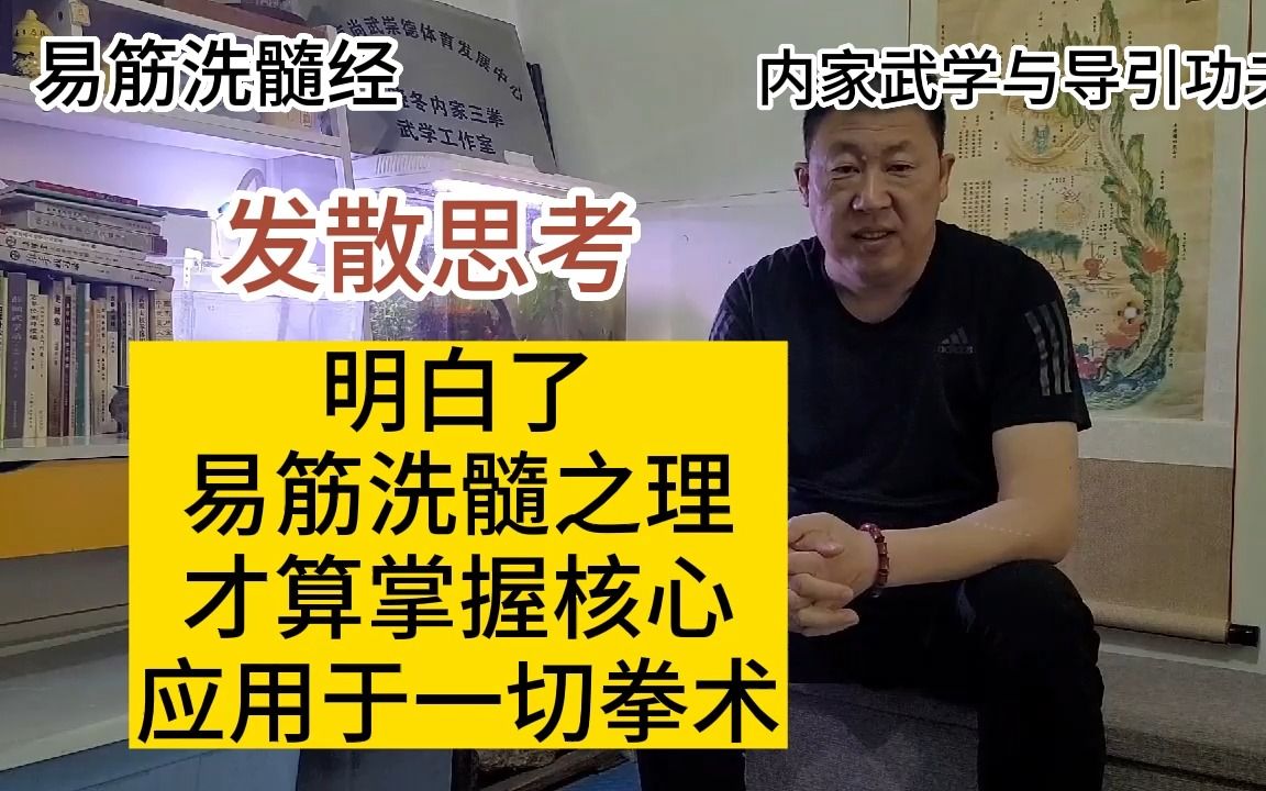 易筋洗髓经:明白了易筋洗髓之理才算掌握核心,可应用于一切拳术哔哩哔哩bilibili