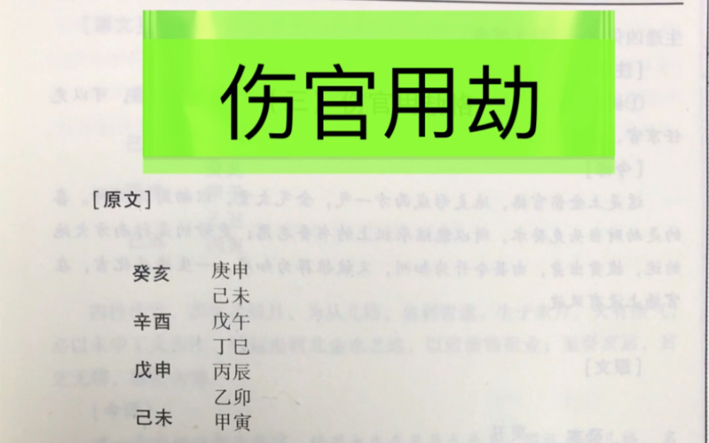 八字入伤官格,也是身弱格局一种,劫财为用,特殊途径出仕.哔哩哔哩bilibili