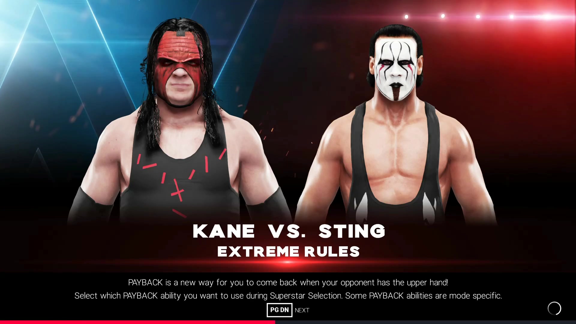 wwe 凯恩 vs 斯汀