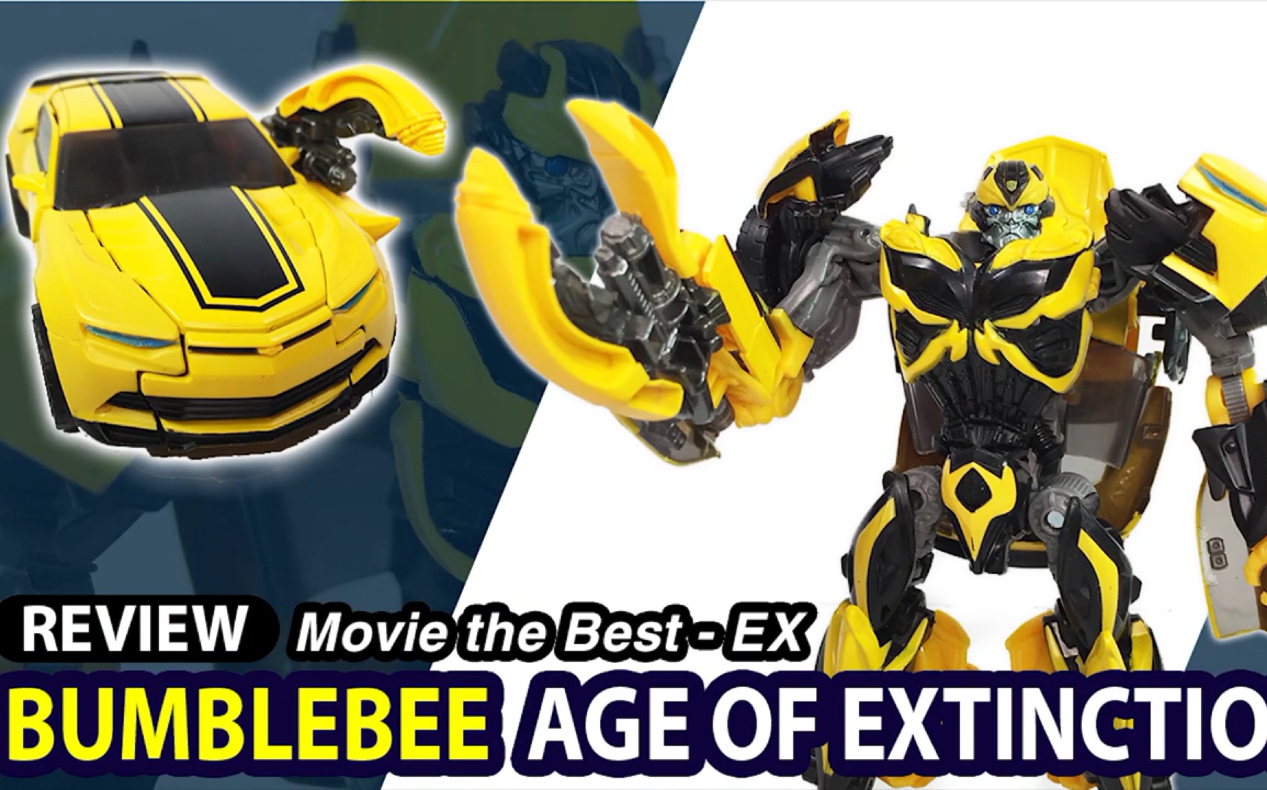 日版 限定 mb-ex 变4 手炮 大黄蜂 视频评测