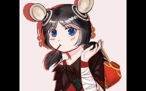 活动作品绘画头像剑网三鹤梦丐萝