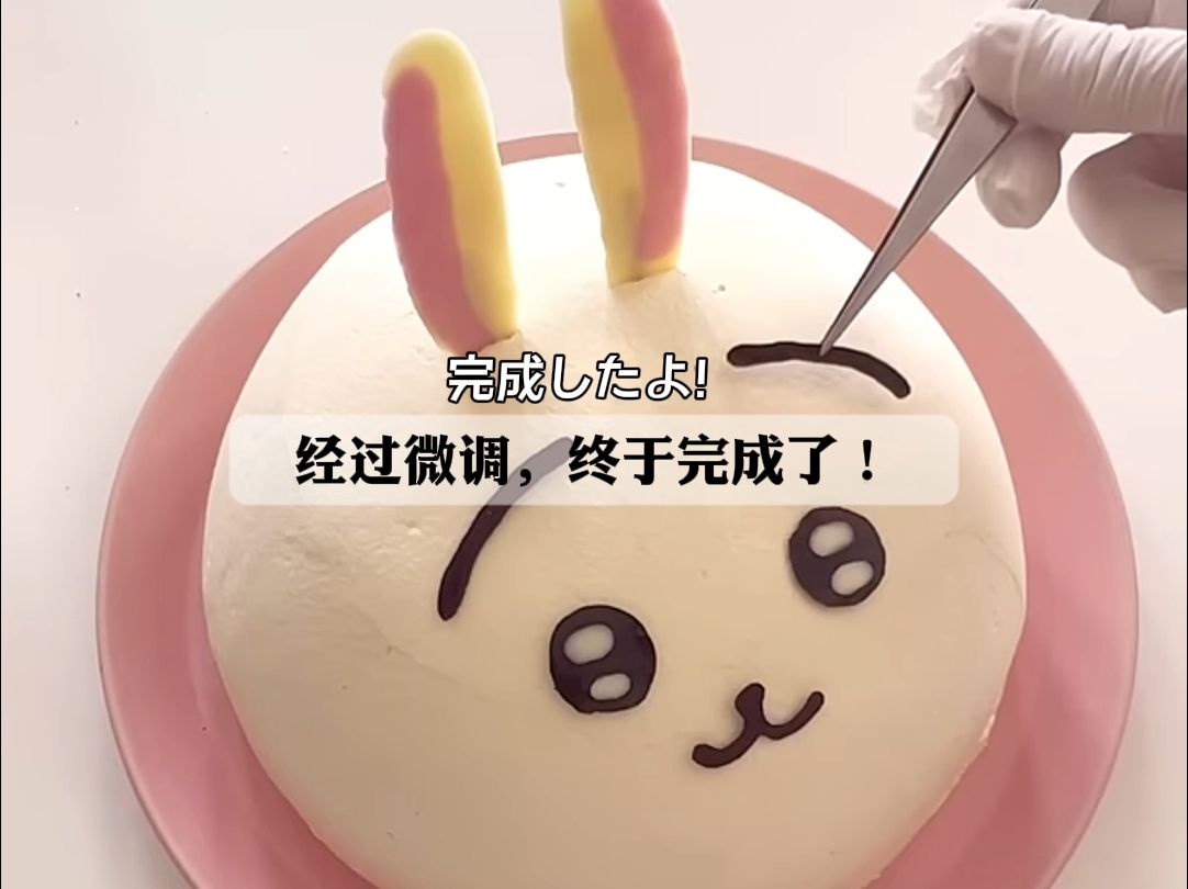 日本妈妈做乌萨奇生日蛋糕哔哩哔哩bilibili