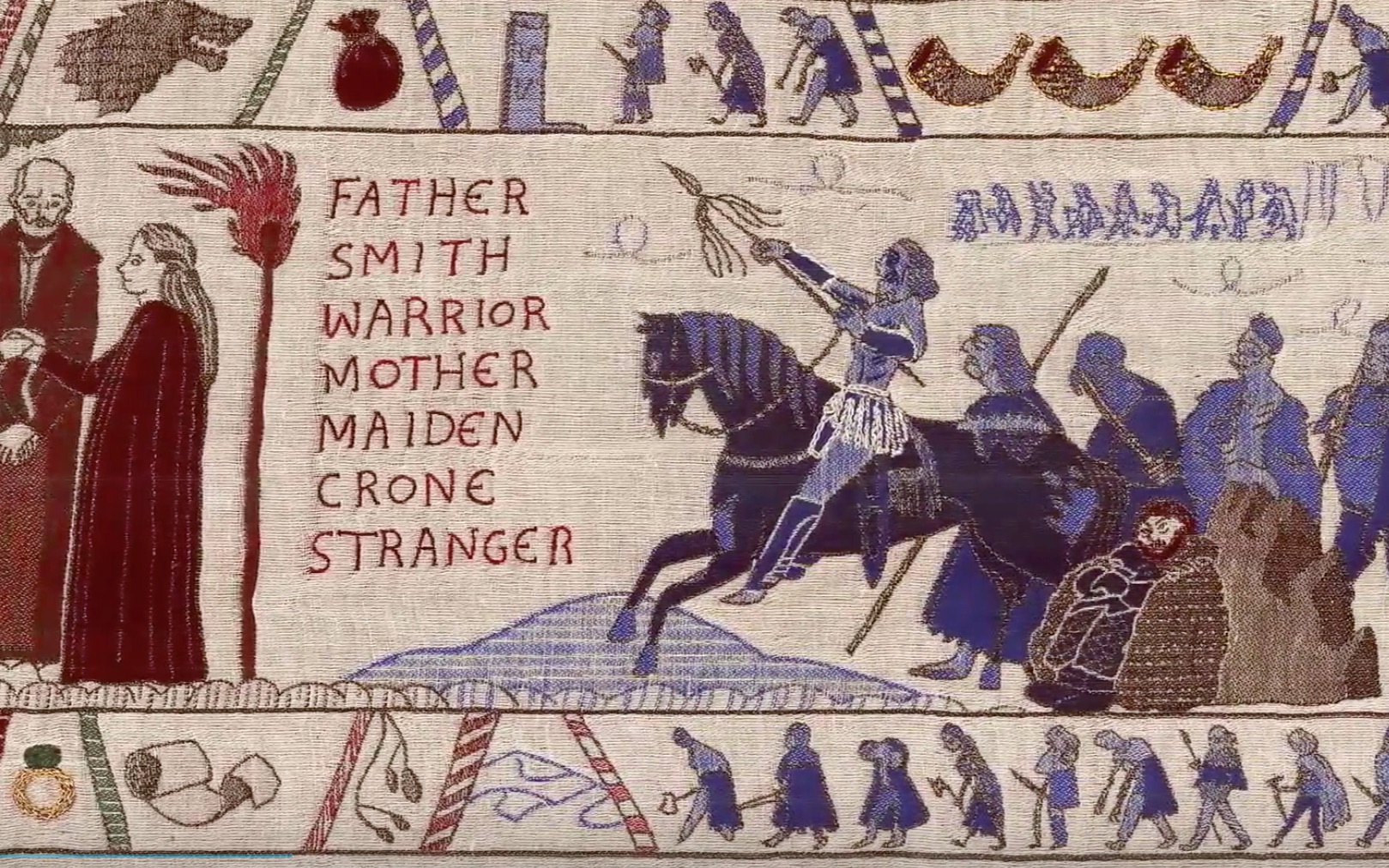 [图]Northern Ireland Game of Thrones® Tapestry 与贝叶挂毯相似的权利游戏挂毯