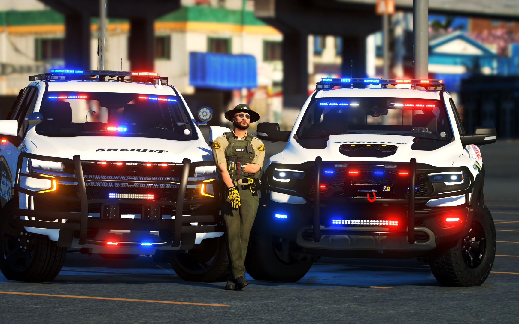 【lspdfr】:道奇公羊2023款ram霸王龙trx警用皮卡