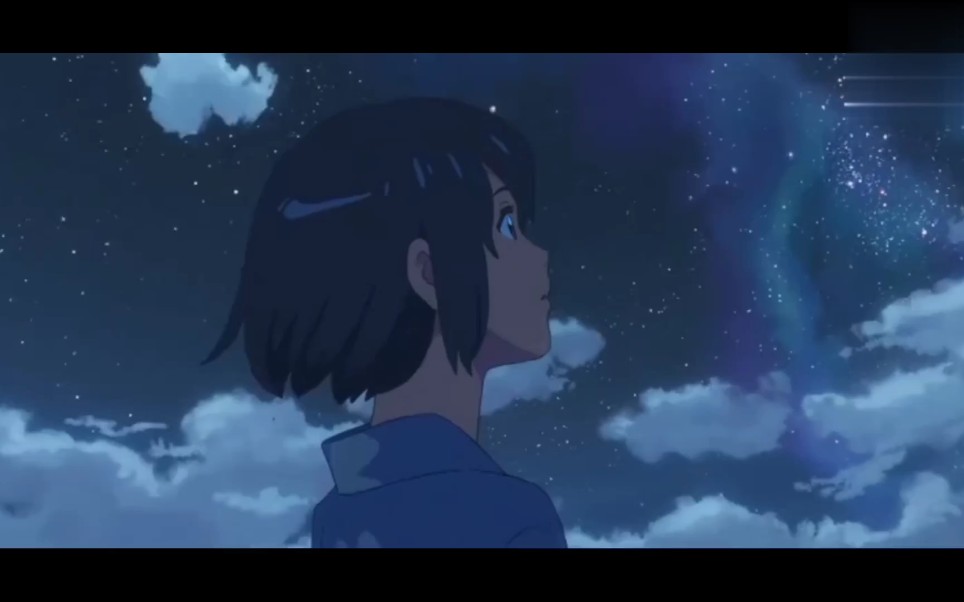 活动作品新海诚系列这次的视频尝试着用了转场