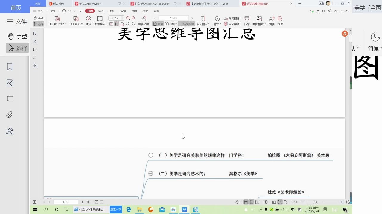 美学思维导图上128哔哩哔哩bilibili