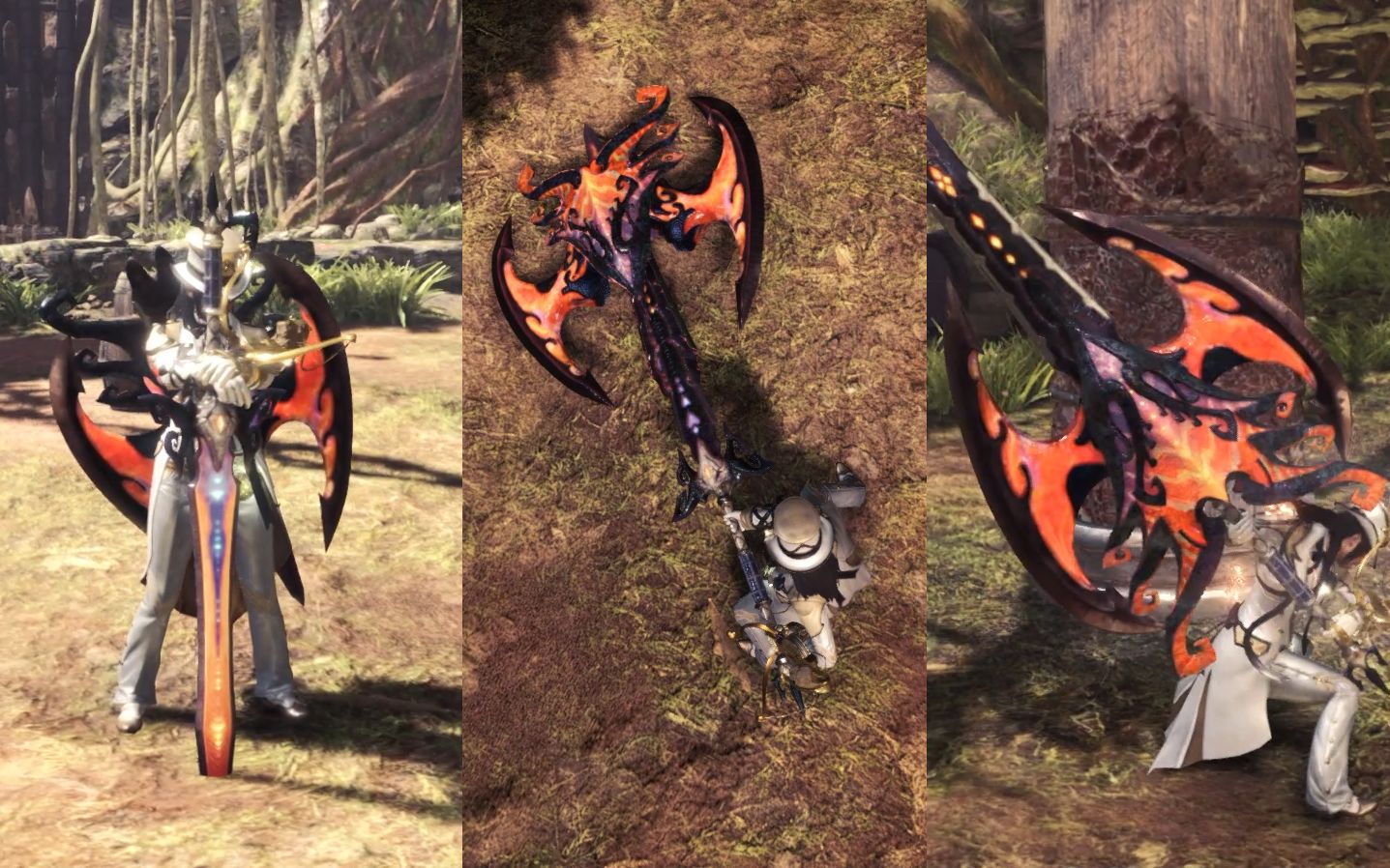 怪物猎人冰原盾斧mod展示第四期chargebladehydroskardiaredesign卡蒂