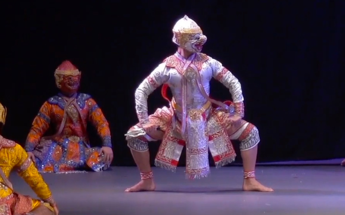 泰国孔剧片段《哈努曼出阵》