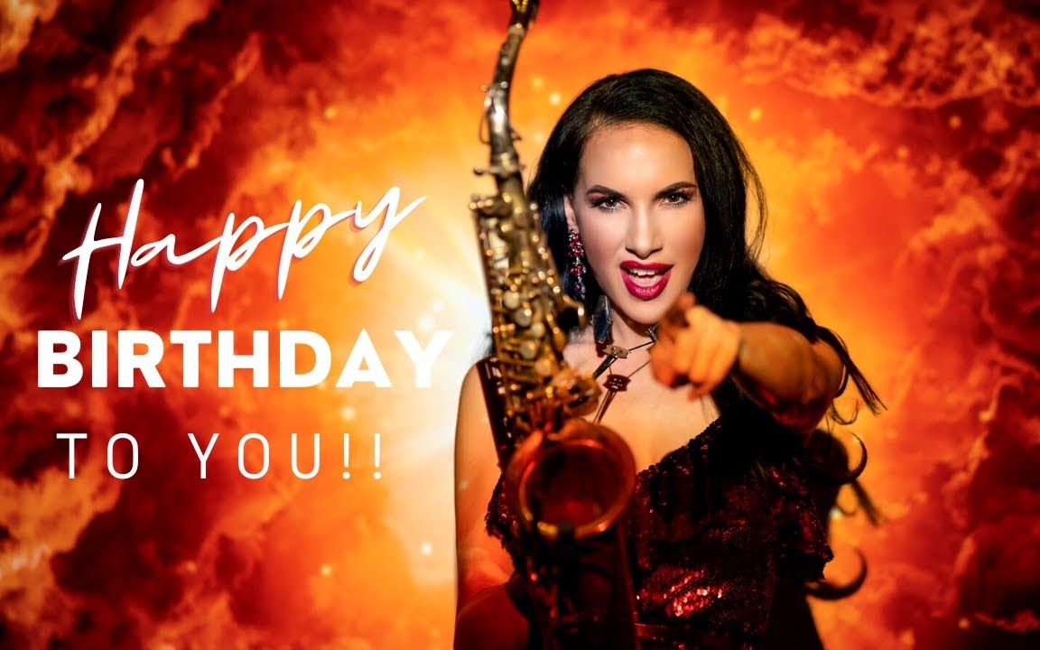 [图]中音萨克斯演奏->Happy Birthday To You! ! 女神级XG生日快乐歌 @Felicity saxophonist