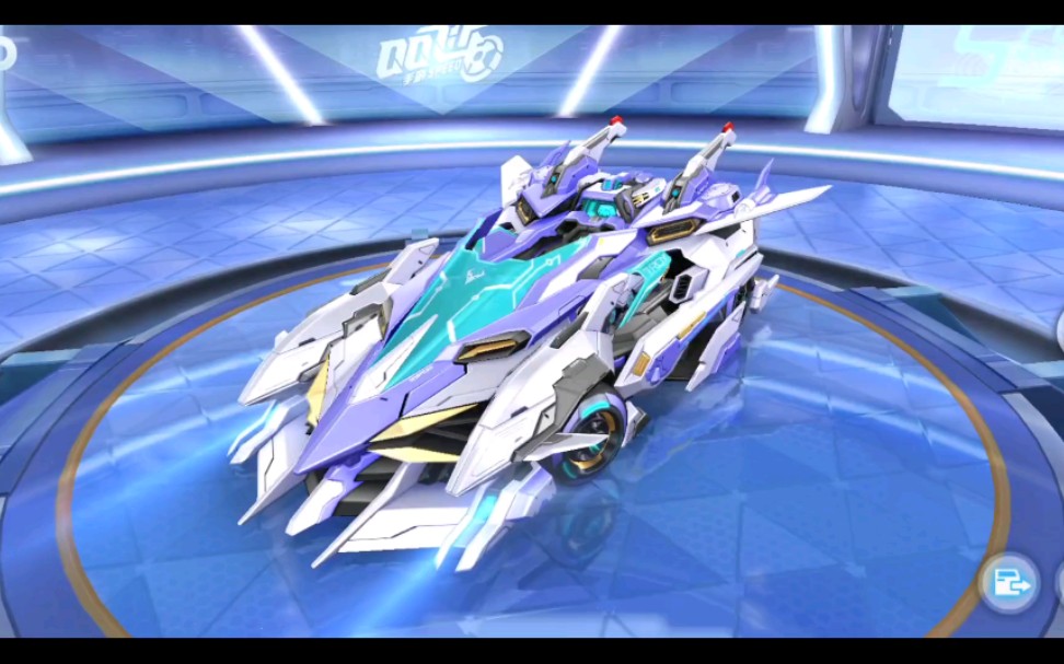 『qq飞车』s-裁决者机甲类新皮肤—源极觉醒模型先行浏览