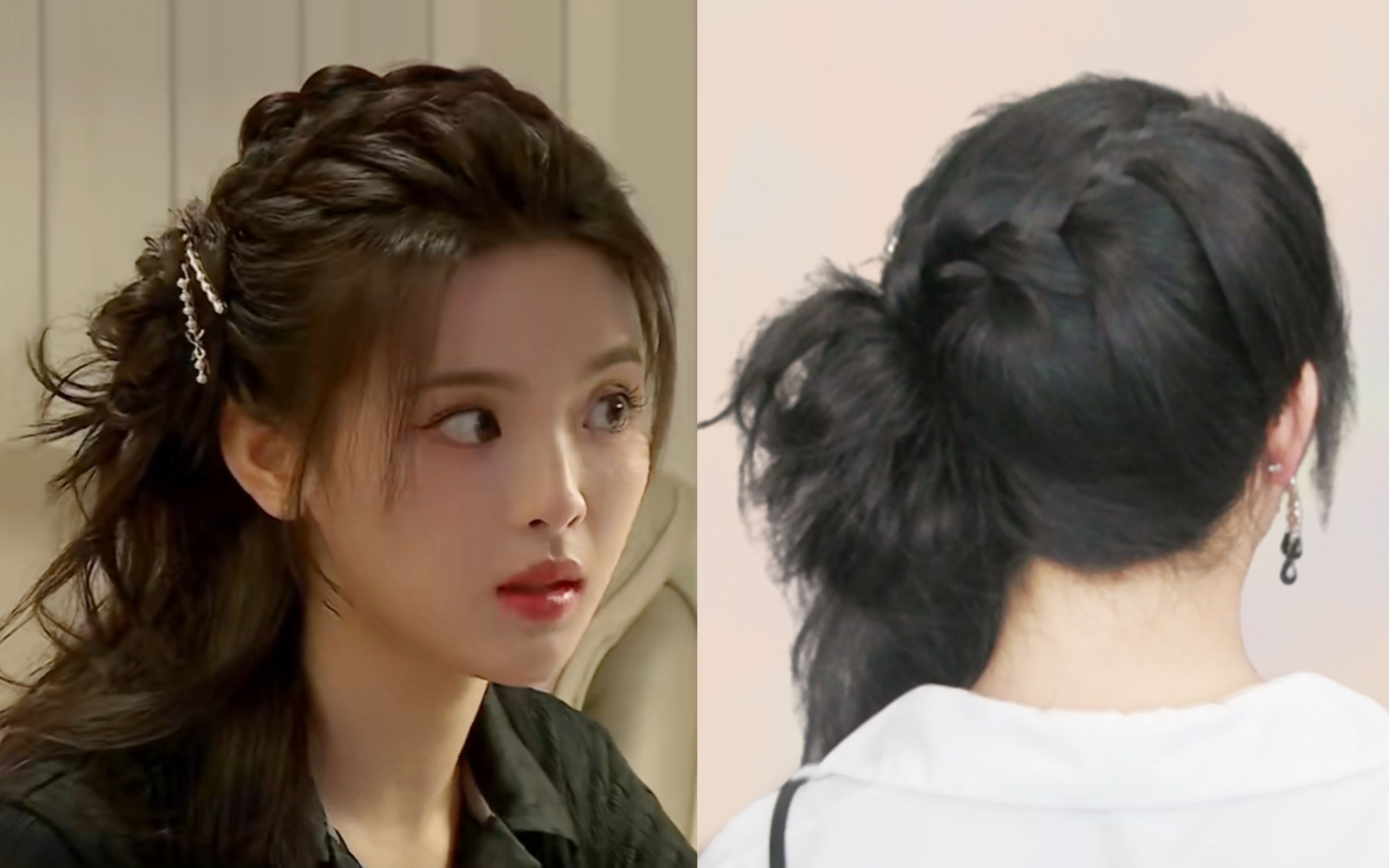 想看 杨超越在家有姐妹剧里的发型