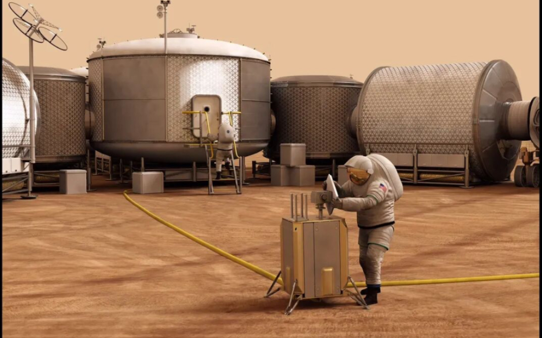 nasa的火星基地生态圈设想cg熟肉注解