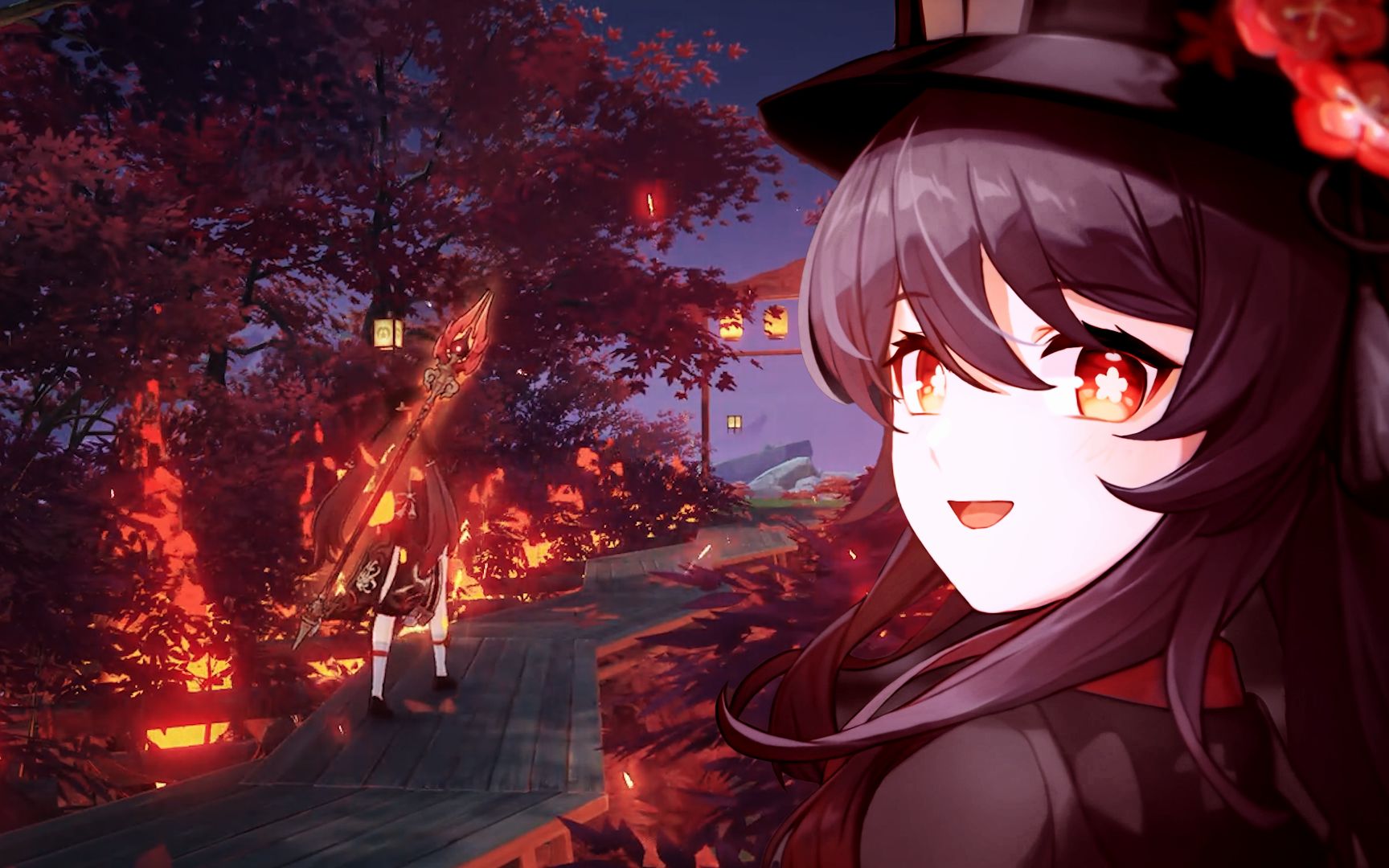 "往生堂第七十七代堂主,就是胡桃我啦"