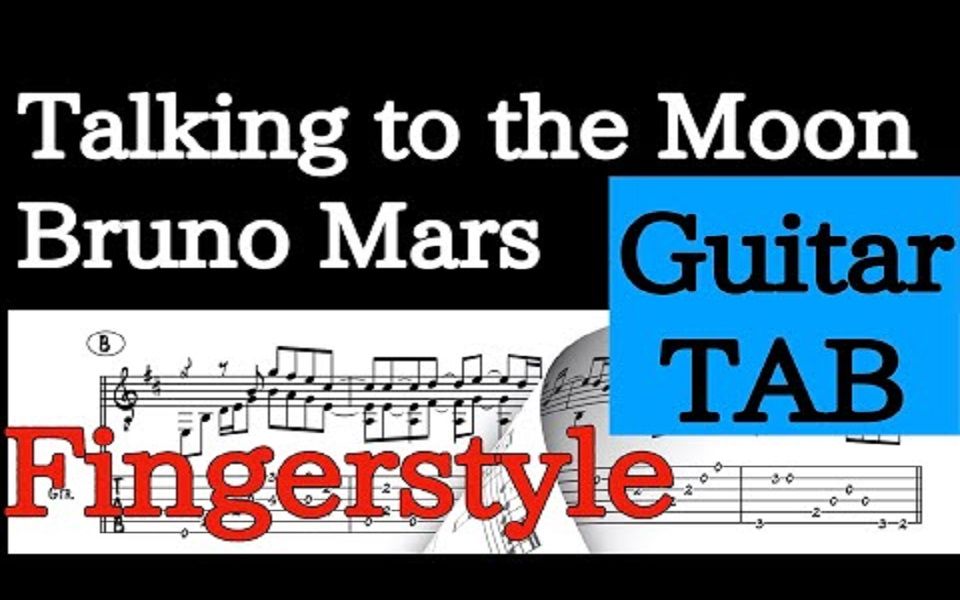 古典吉他谱talkingtothemoon吉他谱不难可跟弹速来