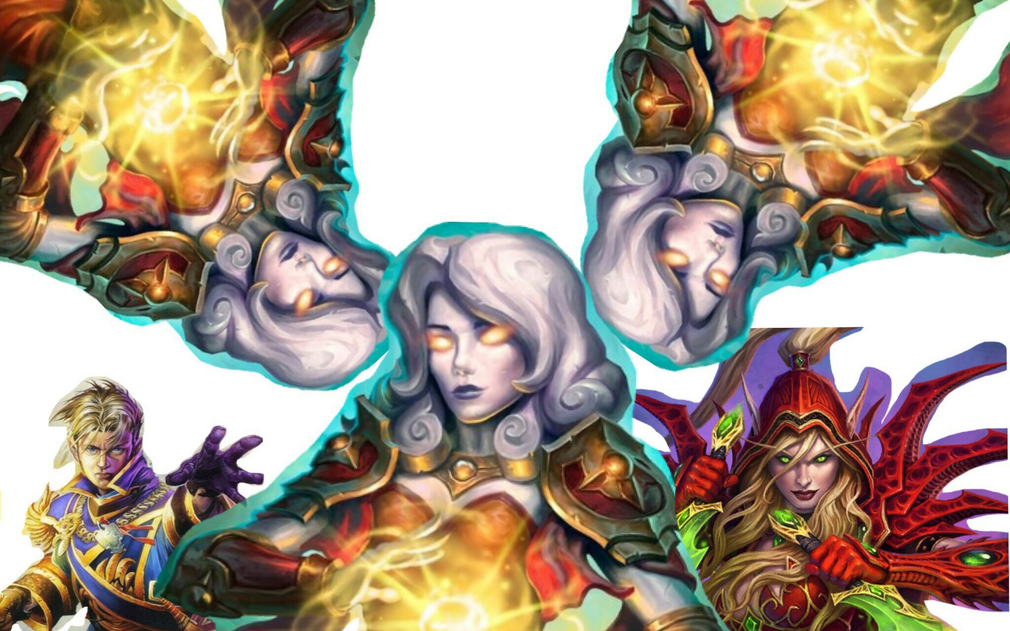 【炉石传说】安度因:我安全了.瓦莉拉:我安全了.阿玛拉:你们都安全了.