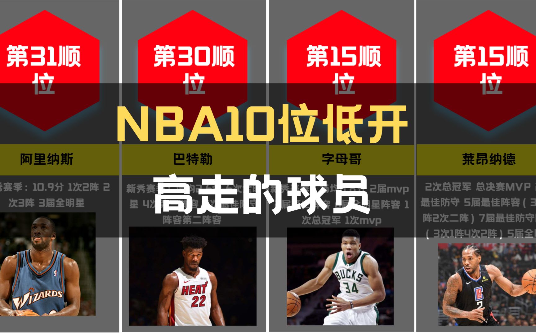 【盘点】NBA10位低开高走的球员,本以为是“青铜”,没想到是“王者”哔哩哔哩bilibili