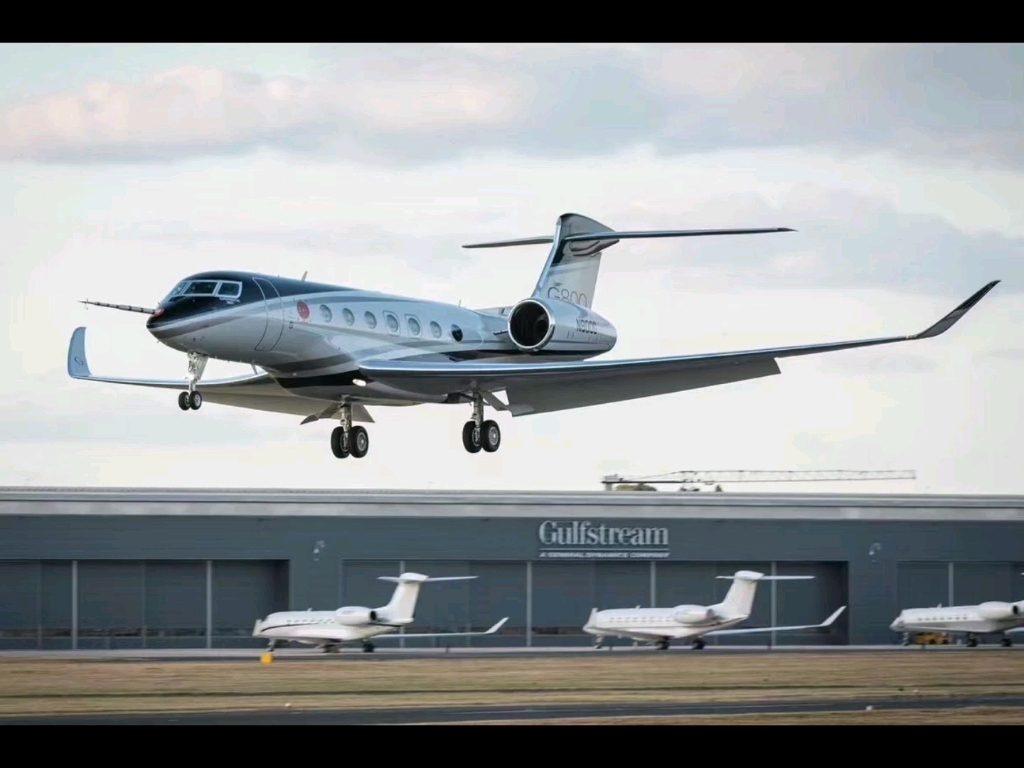 湾流g800完成首个国际飞行从湾流公司总部萨凡纳飞往范堡罗最大运行