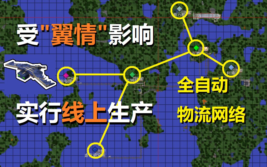 【Minecraft】用网络技术抗击“翼情”,开展线上复工复产哔哩哔哩bilibili