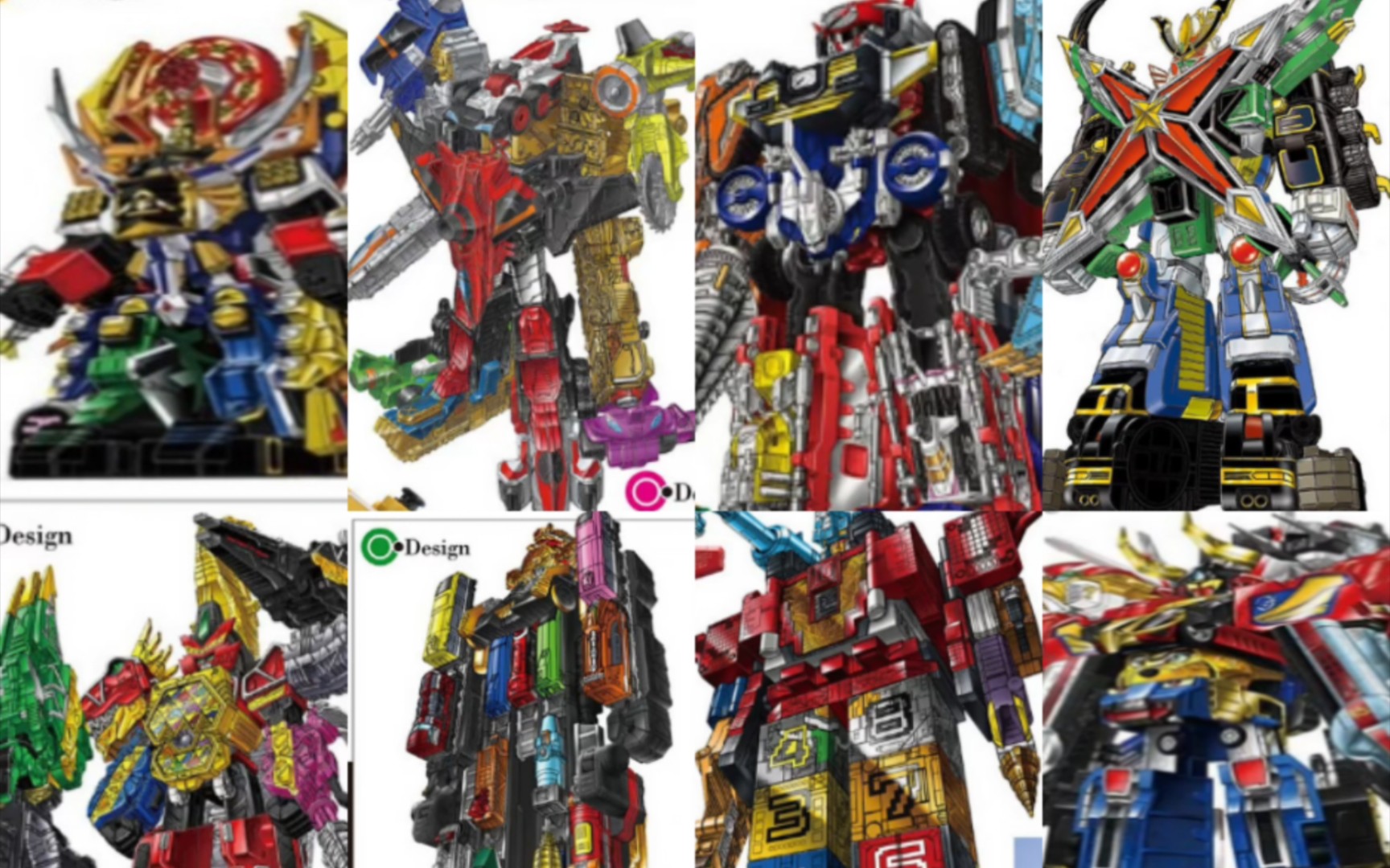 超级战队最终合体!玩具杂志图大全(百兽一机界)