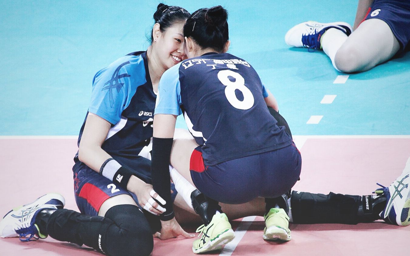 致敬,中国女排那些cp,经典28连线,扣球小集合【丁霞颜妮cp向】