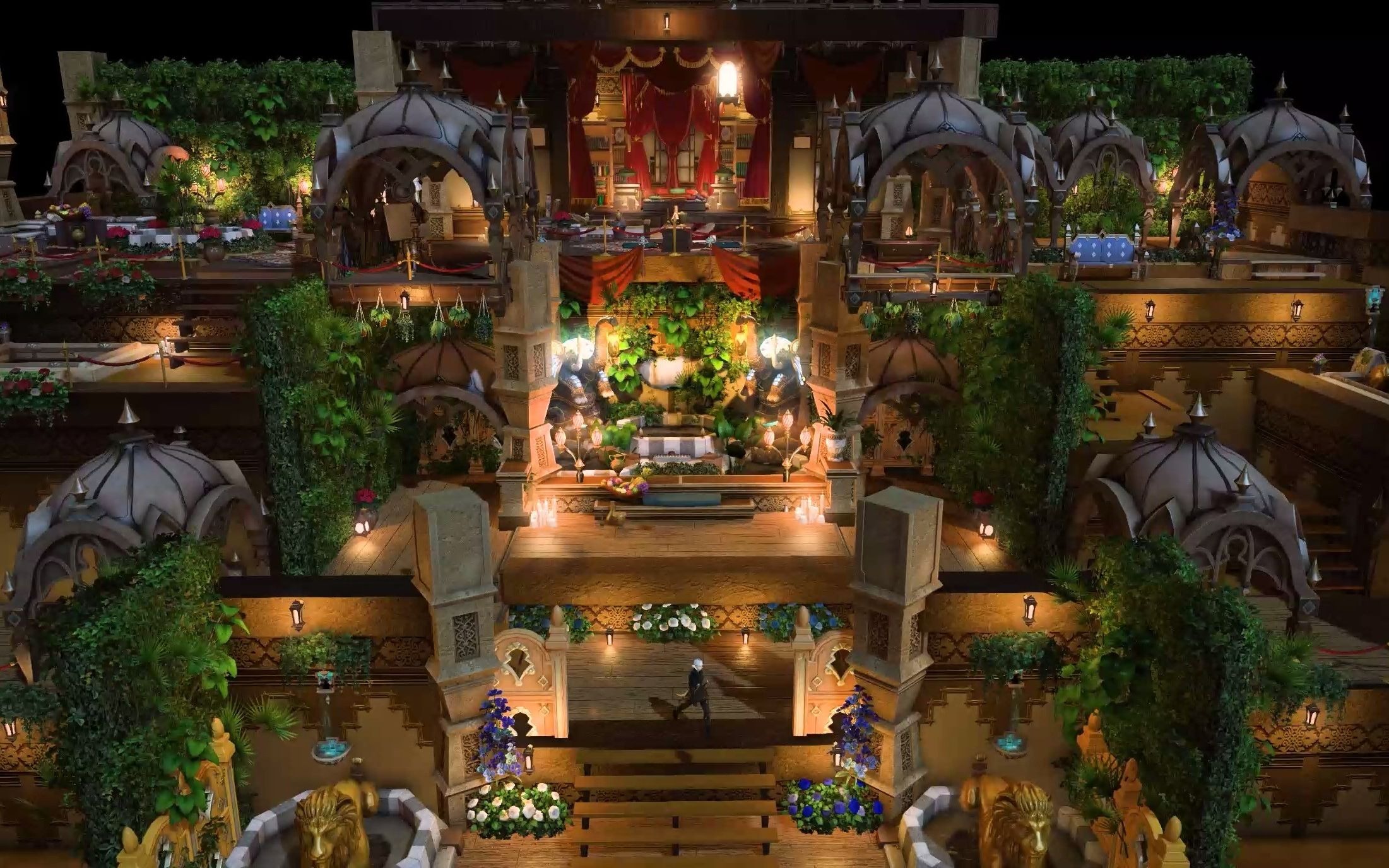 ff14装修于阿拉伯之夜起舞异空间l房