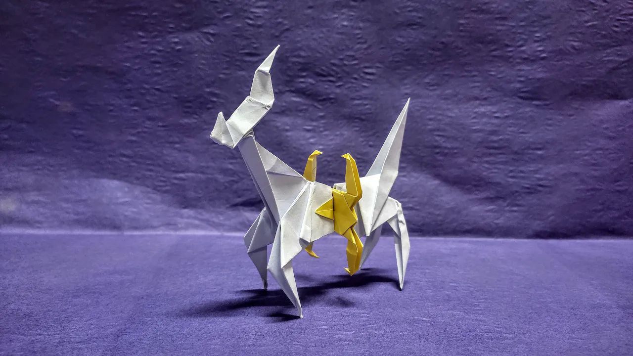 origami instructions 阿尔塞乌斯宝可梦折纸教程origami pokemon