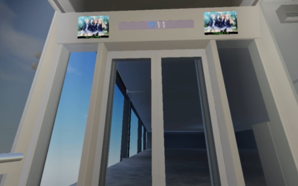 (roblox elevator3)看似還未完工的商場;貨梯有直角貫通門!