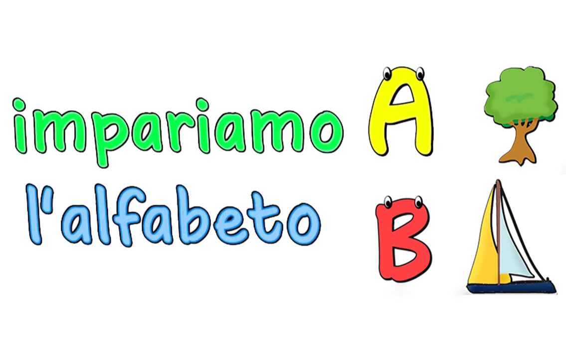 意大利语字母学习alfabetoitalianoperbambini
